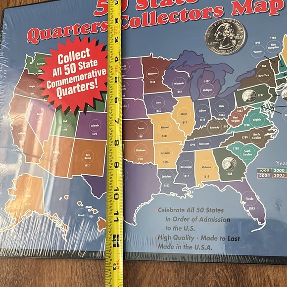 50 State Quarter Collectors Map - Picture 6 of 7